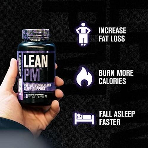 Burn XT Thermogenic Fat Burner and Lean PM Nighttime Weight Loss Supplement for Men and Women 120 Veggie Diet Pills