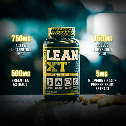 Burn XT Thermogenic Fat Burner and Lean XT Caffeine Free Weight Loss Supplement