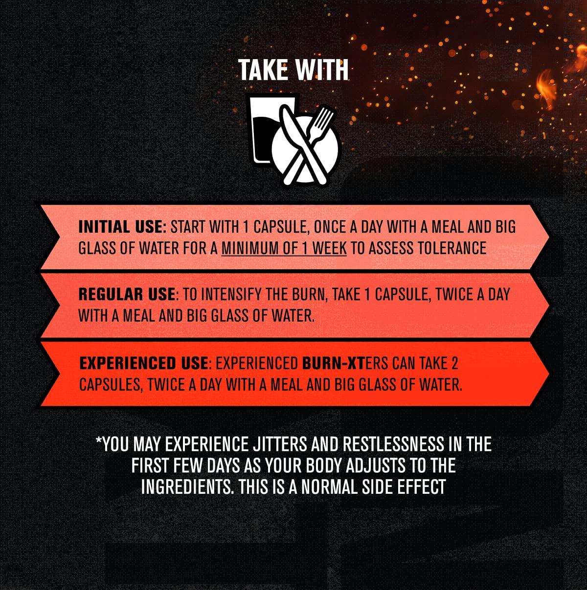 Burn-XT Thermogenic Fat Burner - Weight Loss Supplement, Appetite Suppressant, and Energy Booster - Premium Fat Burning Acetyl L-Carnitine, Green Tea Extract, and More - 60 Natural Veggie Diet Pills