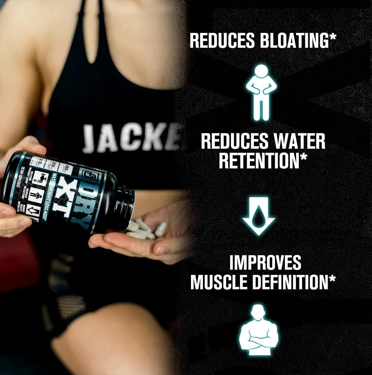 Burn-XT Thermogenic Fat Burner - Weight Loss Supplement and Appetite Suppressant - 60 Capsules and Dry-XT Water Weight Loss Diuretic Pills - Natural Supplement for Reducing Water Retention - 60 Capsules