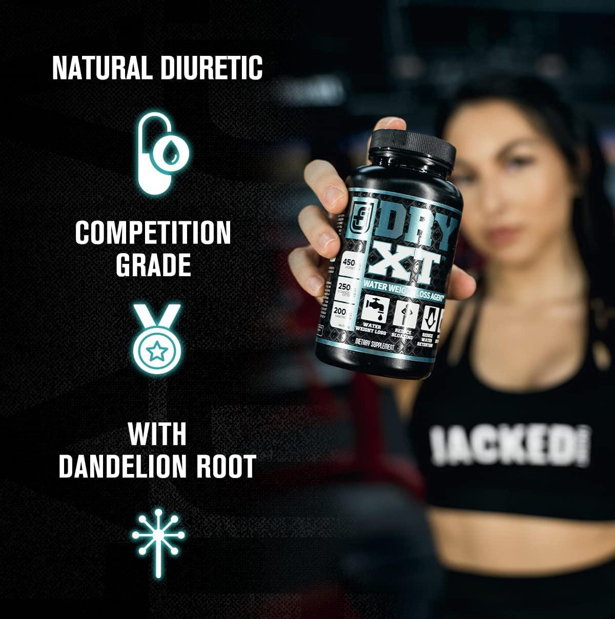 Burn-XT Thermogenic Fat Burner - Weight Loss Supplement and Appetite Suppressant - 60 Capsules and Dry-XT Water Weight Loss Diuretic Pills - Natural Supplement for Reducing Water Retention - 60 Capsules