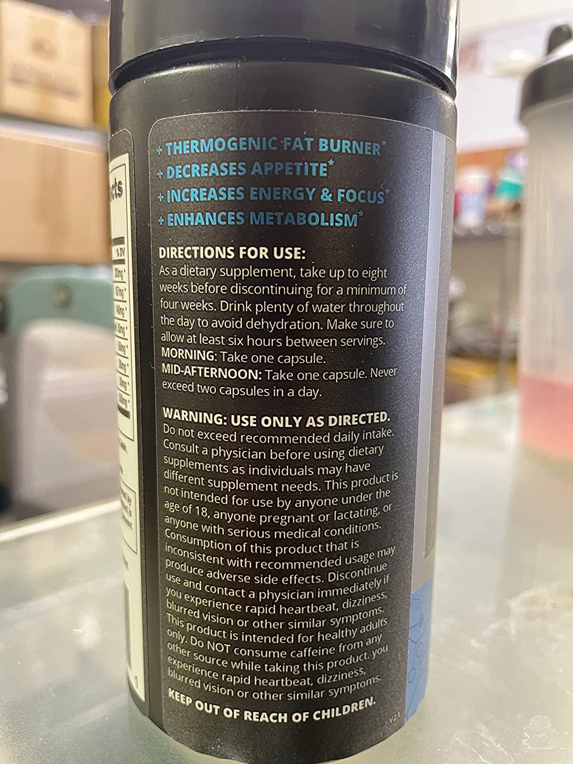 Burnz - Weight Management Supplement and Energy Pills for Men and Women - 60 Capsules