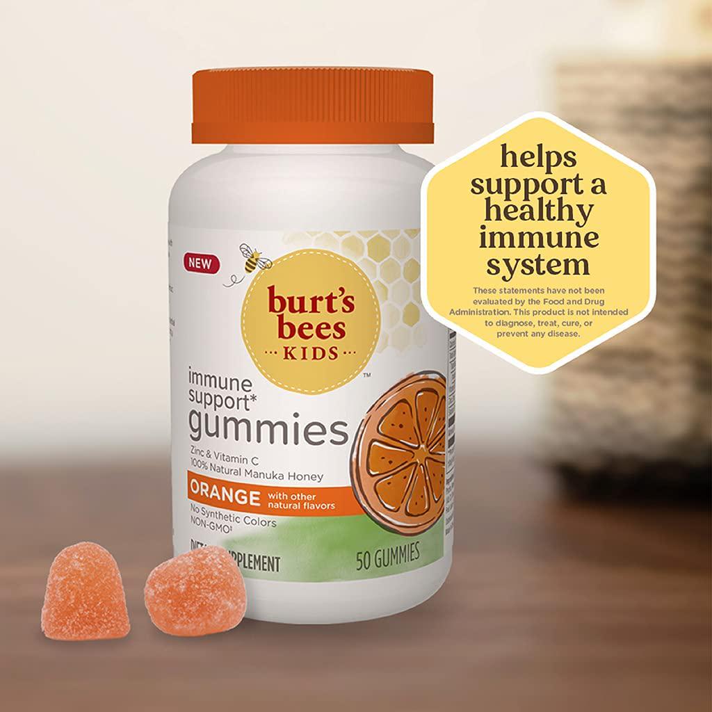 Burt's Bees Kids Immune Support Gummies, 50 Count