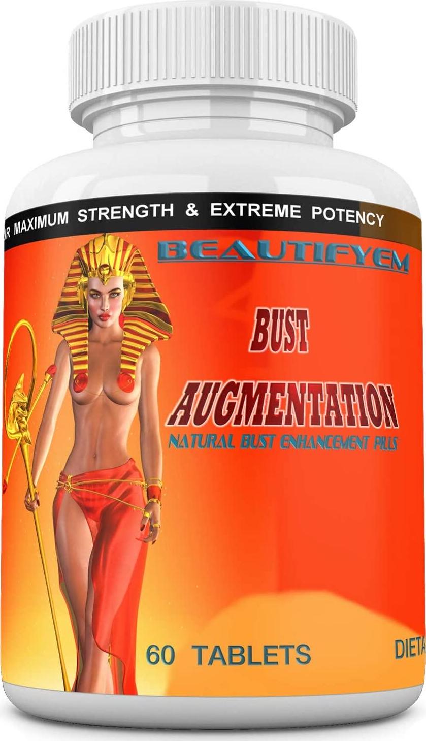 Bust Augmentation Pills Breast Enlargement, Breast Enhancer, Bust Enhancement Pills – Fuller, Firmer and Bigger Breasts and Toned Skin. 60 Tablets