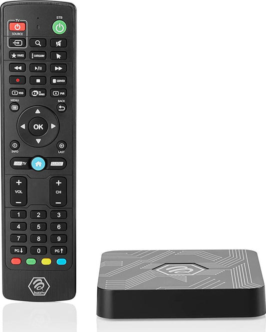 BuzzTV Essentials E2 MAX - Faster Than Ever Before - 4K Ultra HD - 4GB RAM 128GB Storage - Advanced Graphics Processor - Dual Band WiFi