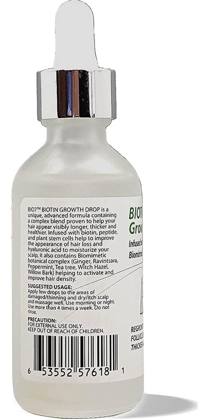 By Natures Bio 7 Biotin Growth Drop 576181 2oz