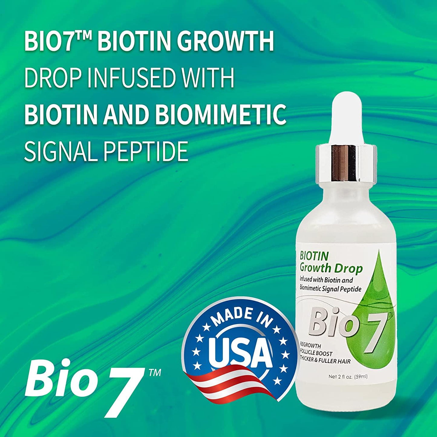 By Natures Bio 7 Biotin Growth Drop 576181 2oz