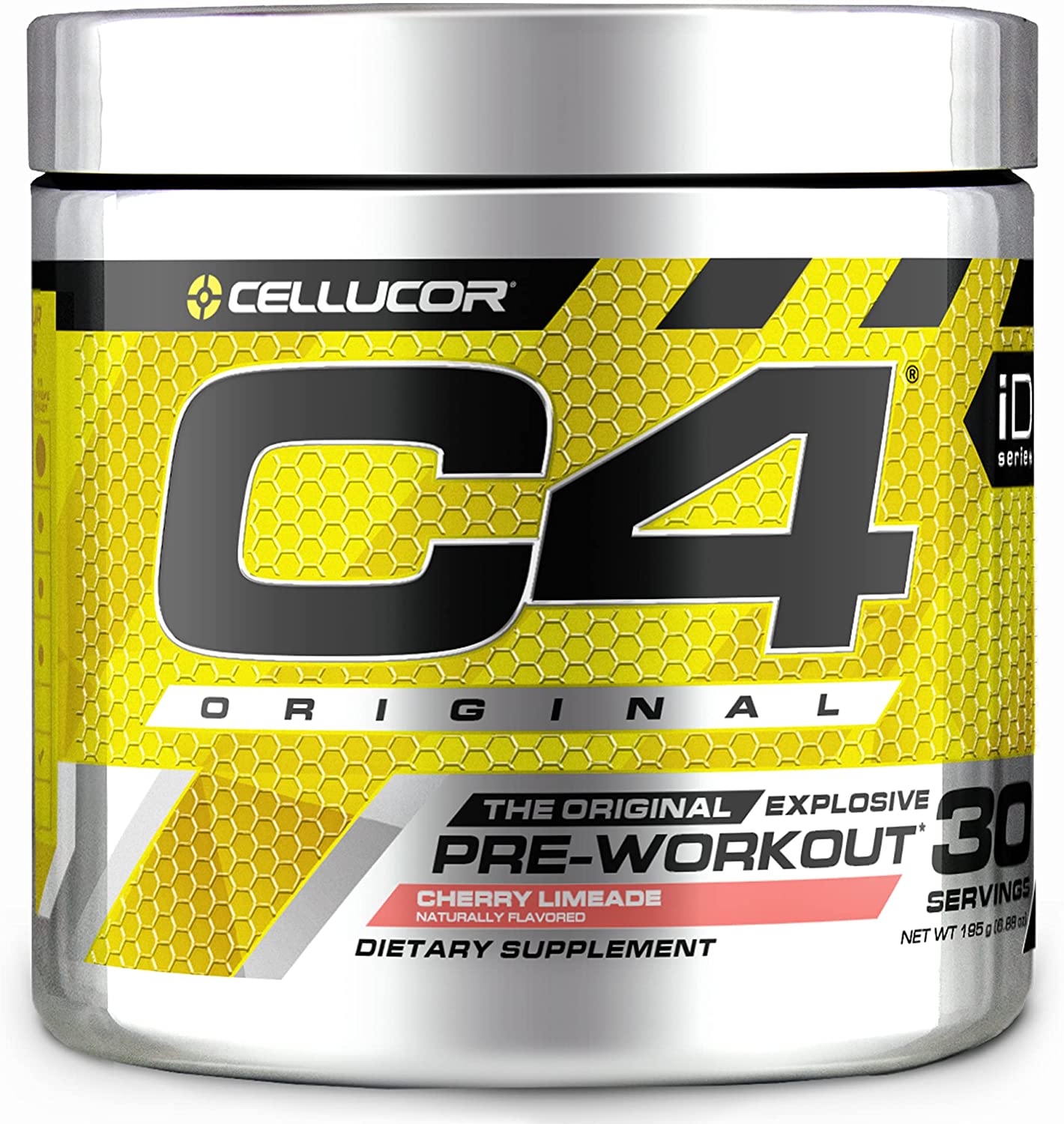 C4 Original Pre Workout Powder Cherry Limeade | Vitamin C for Immune Support | Sugar Free Preworkout Energy for Men and Women | 150mg Caffeine + Beta Alanine + Creatine | 30 Servings