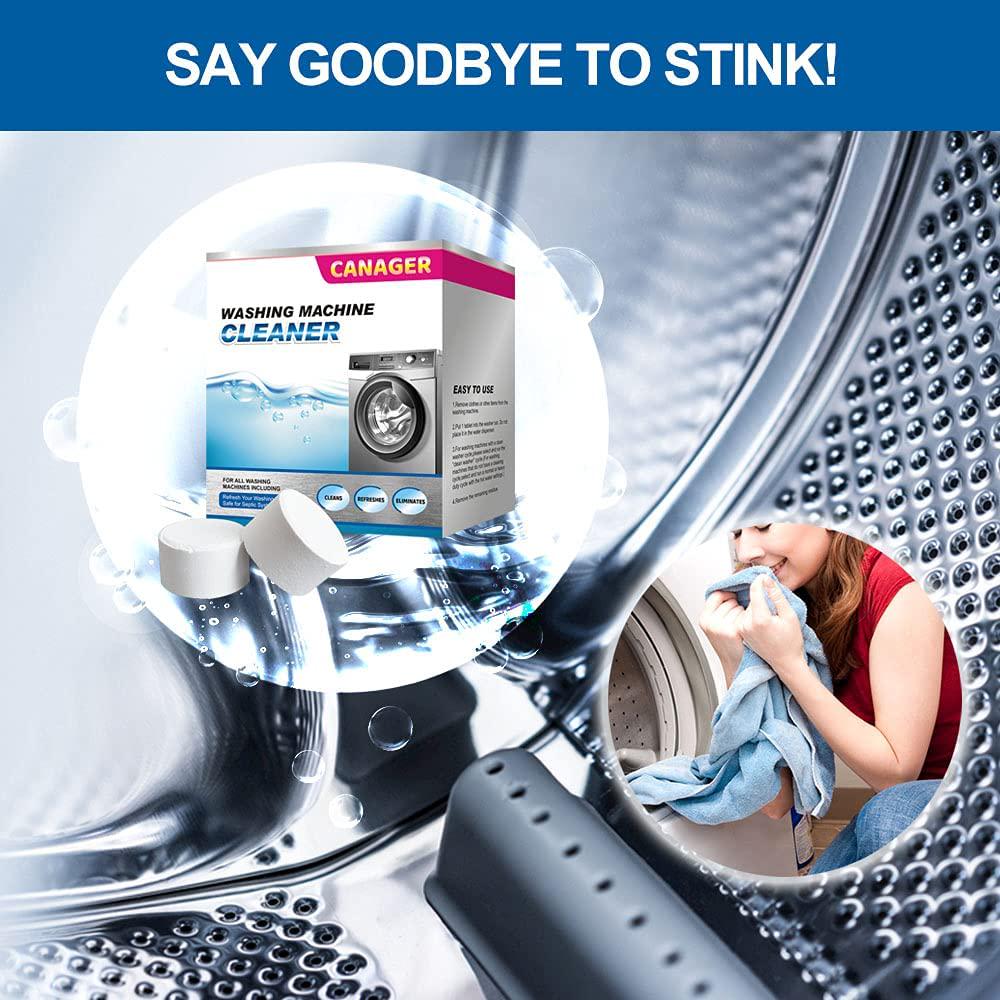 CANAGER Washing Machine Cleaner Tablets, Deeply Cleans Front Loading, Top Loading Washer-6 Tablets