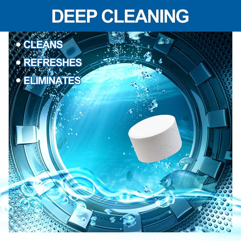 CANAGER Washing Machine Cleaner Tablets, Deeply Cleans Front Loading, Top Loading Washer-6 Tablets