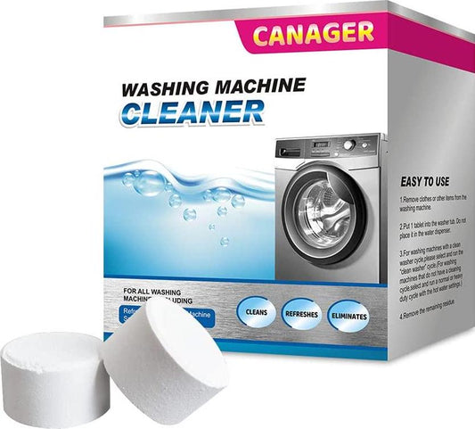 CANAGER Washing Machine Cleaner Tablets, Deeply Cleans Front Loading, Top Loading Washer-6 Tablets