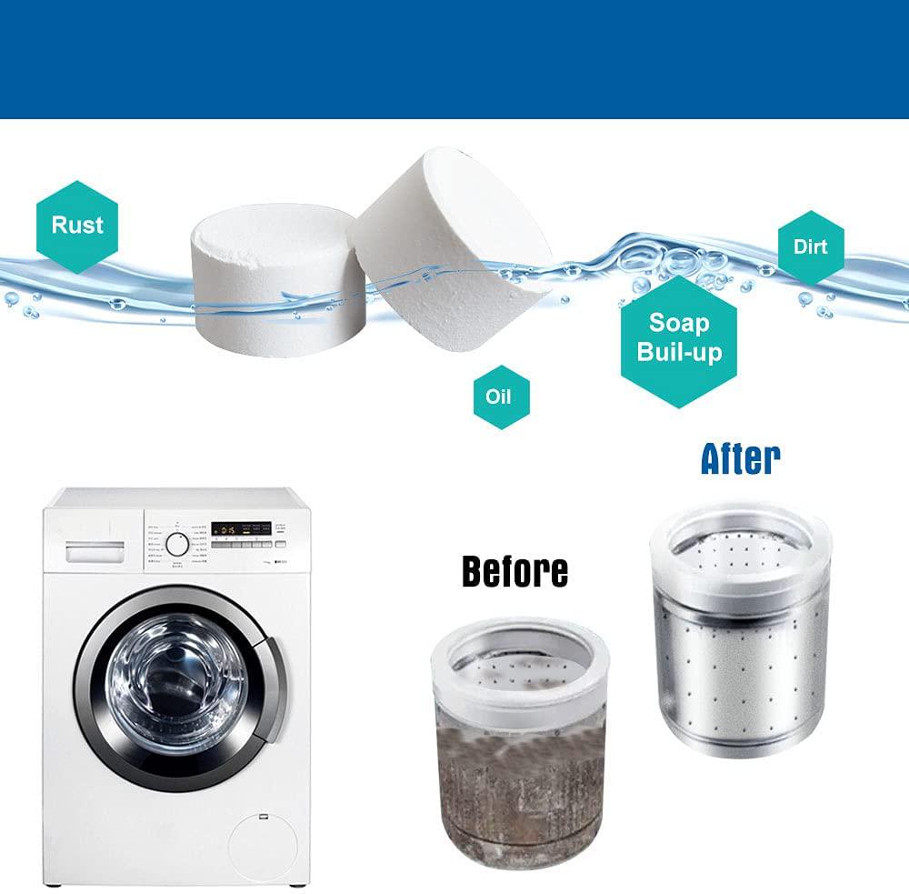 CANAGER Washing Machine Cleaner Tablets, Deeply Cleans Front Loading, Top Loading Washer-6 Tablets