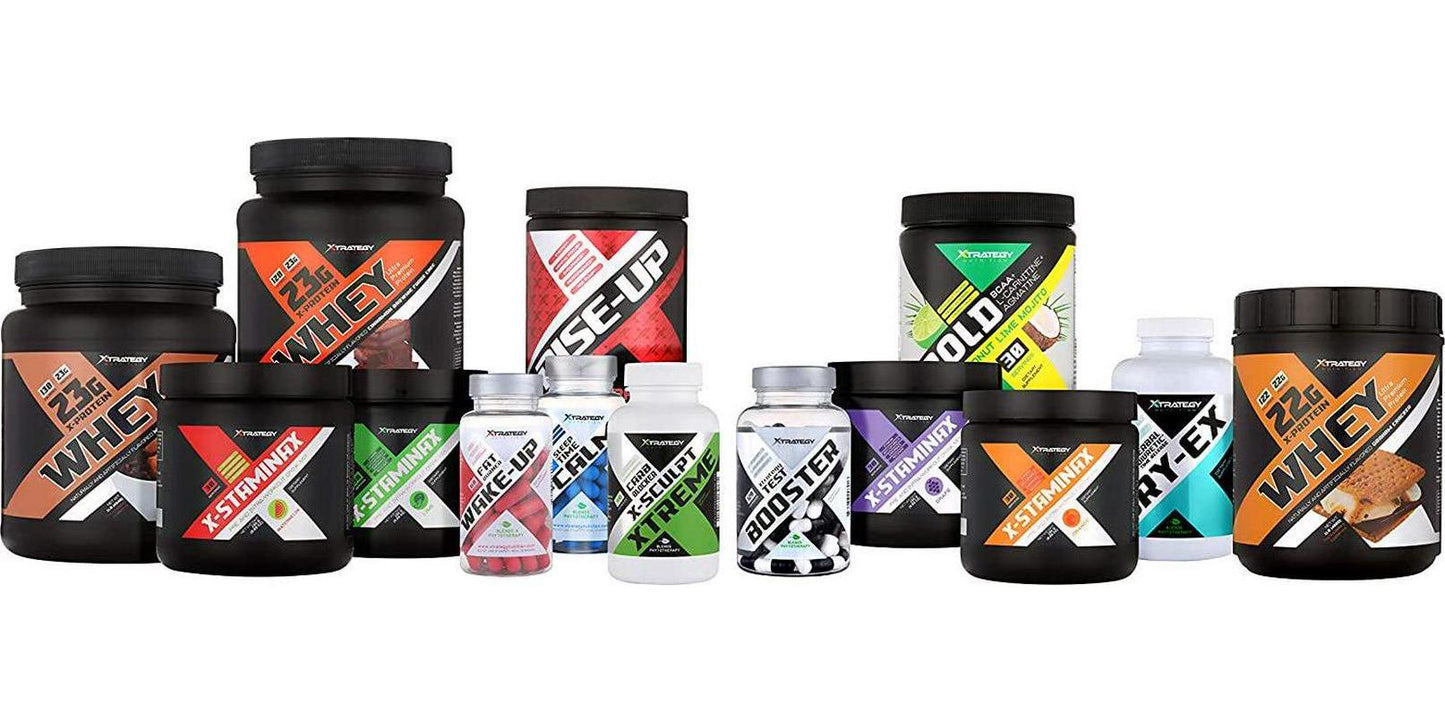 CARB Blocker X-Sculpt Xtreme XTRATEGY Nutrition Natural Blend Chromium, CHITOSAN, GYMNEMA Leaf Powder, White Kidney Beans Powder, Biter Orange Fruit Powder, and More.