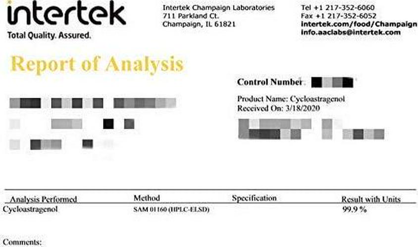 CAW Nano Cycloastragenol | 5Mg 30Enteric-Coated Capsules 6bottles(180caps in Total)