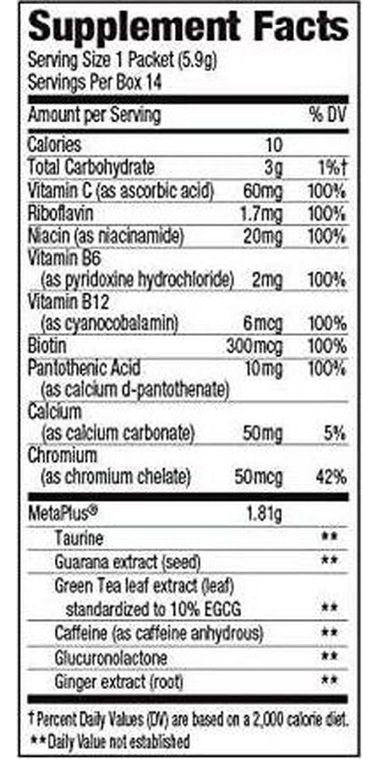 CELSIUS Berry On-the-Go Powder Stick Packs, Pack of 14