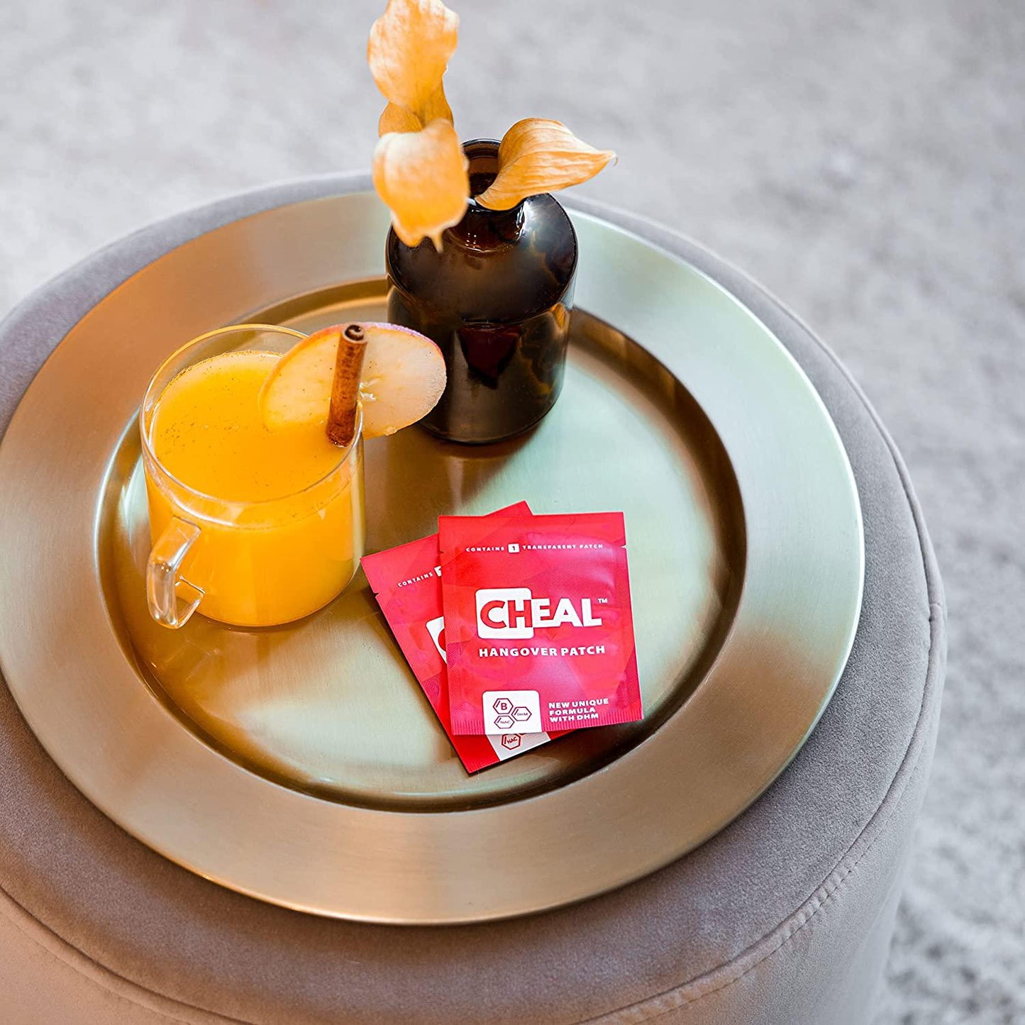 CHEAL Hangover Patch with DHM - 5 Patches | Natural Formula | Strong Help Against Hangover