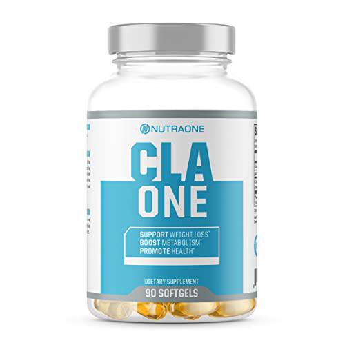 CLAOne Weight Management Supplement from NutraOne Nutrition Conjugated Linoleic Acid (CLA) Natural Weight Loss Support Aid* (90 Capsules)
