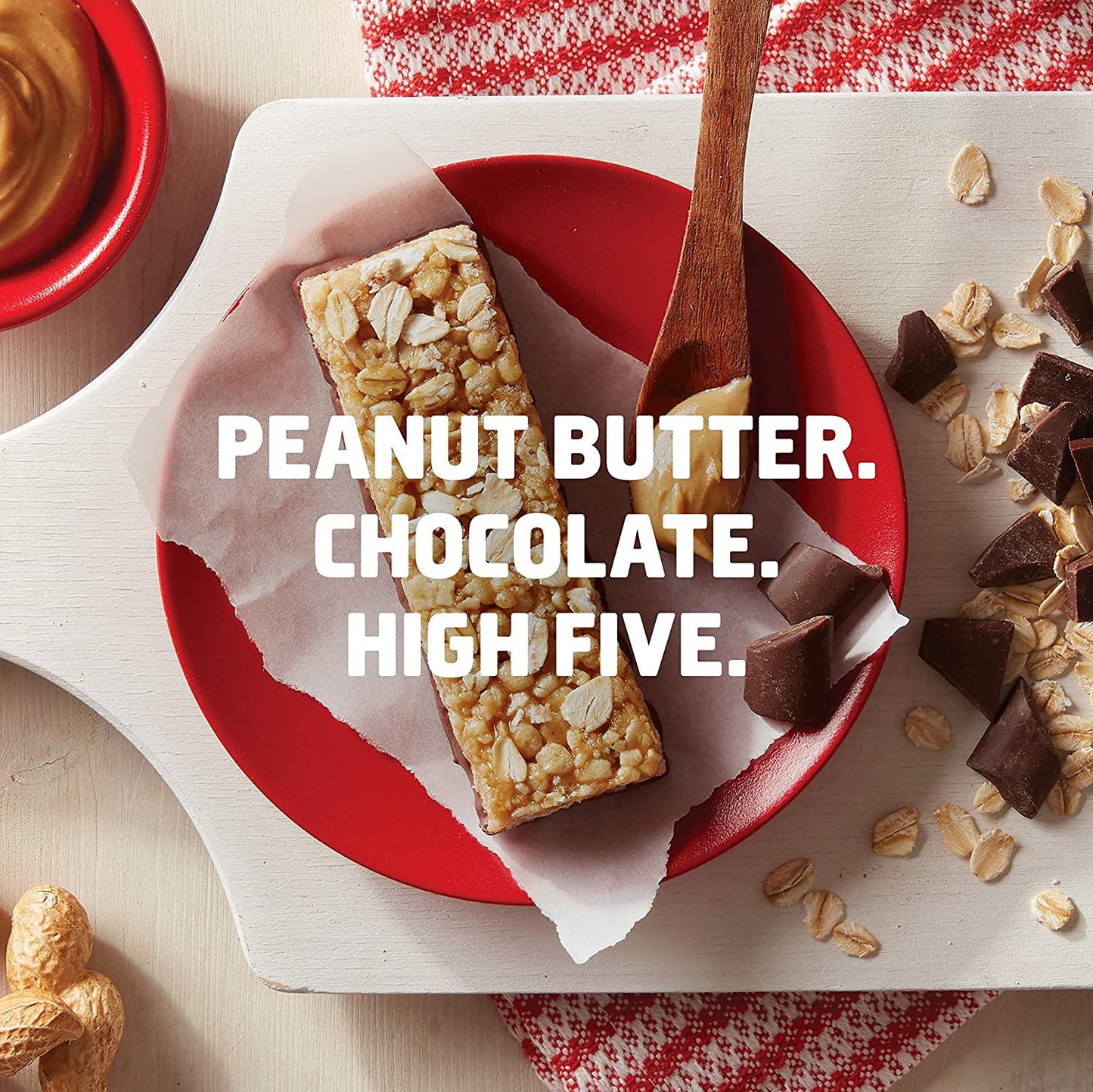 CLIF KID ZBAR - Protein Granola Bars - Peanut Butter Chocolate Flavor - Non-GMO - Organic -Lunch Box Snacks (1.27 Ounce Energy Bars, 5 Count)