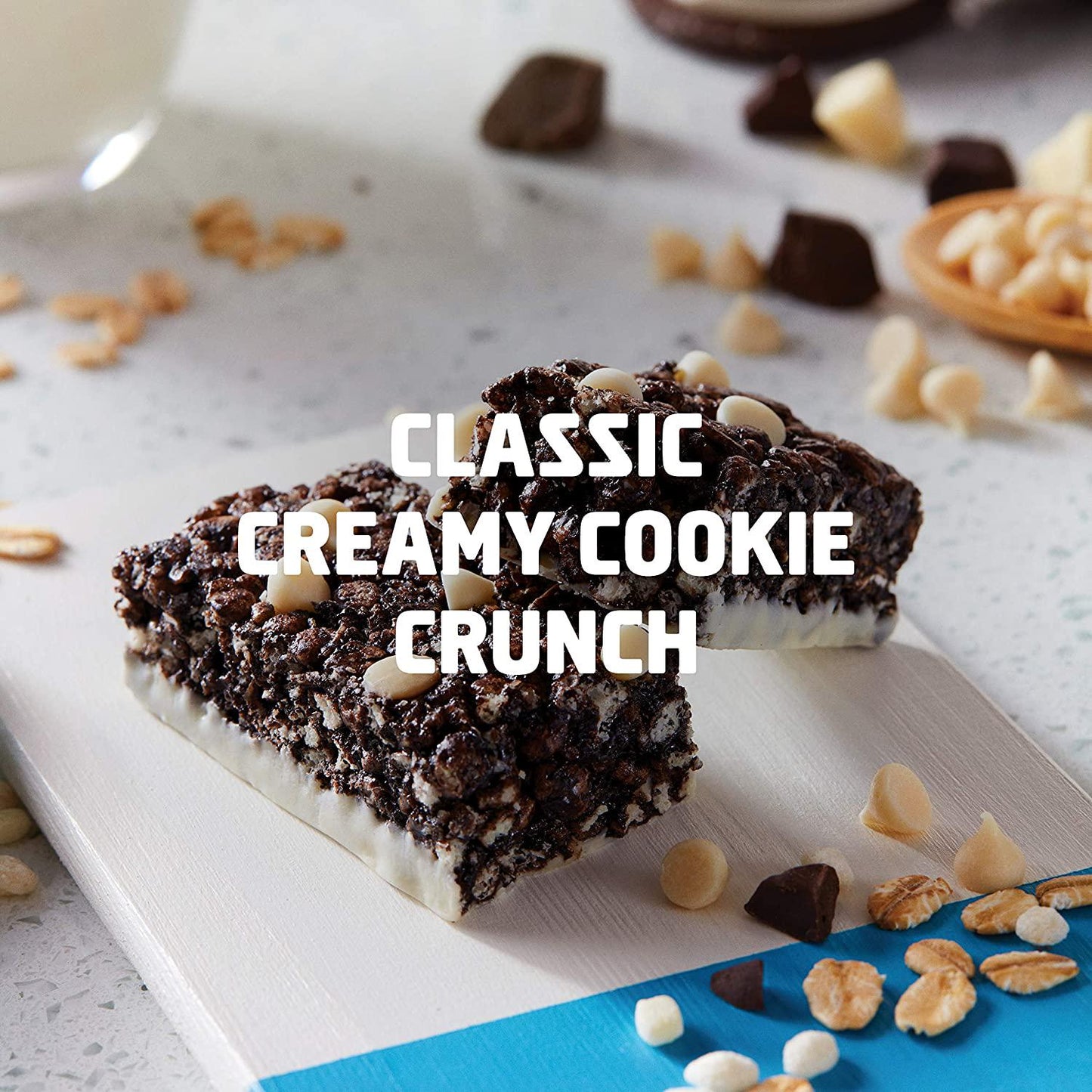 CLIF KID ZBAR - Protein Granola Bars - Cookies and Creme Flavor - Non-GMO - Organic -Lunch Box Snacks (1.27 Ounce Energy Bars, 10 Count)