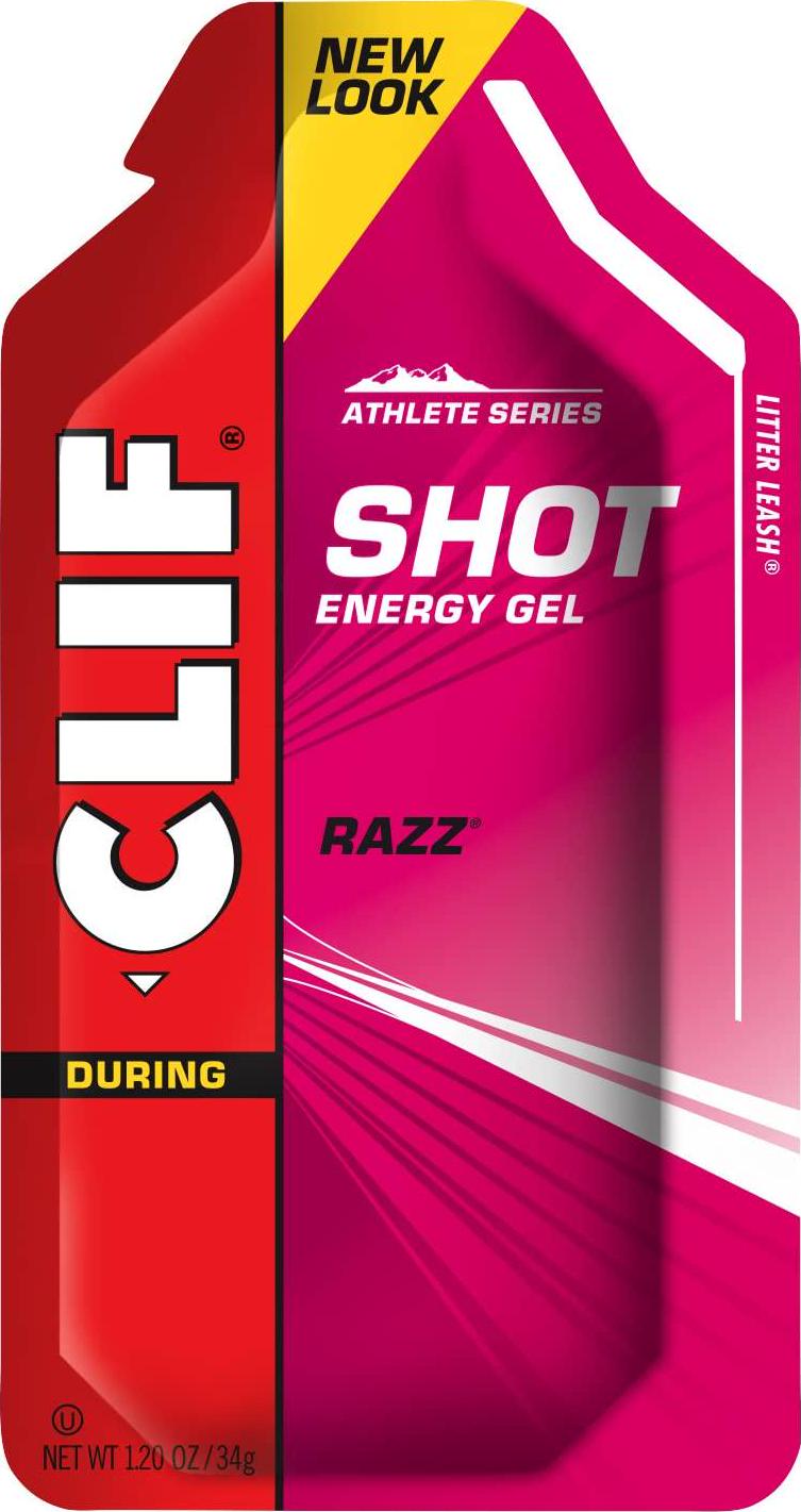 CLIF Shot Energy Gel Razz (Raspberry) 24x34g