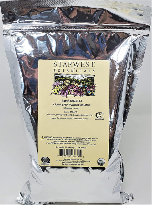 CRAMP BARK POWDER ORGANIC