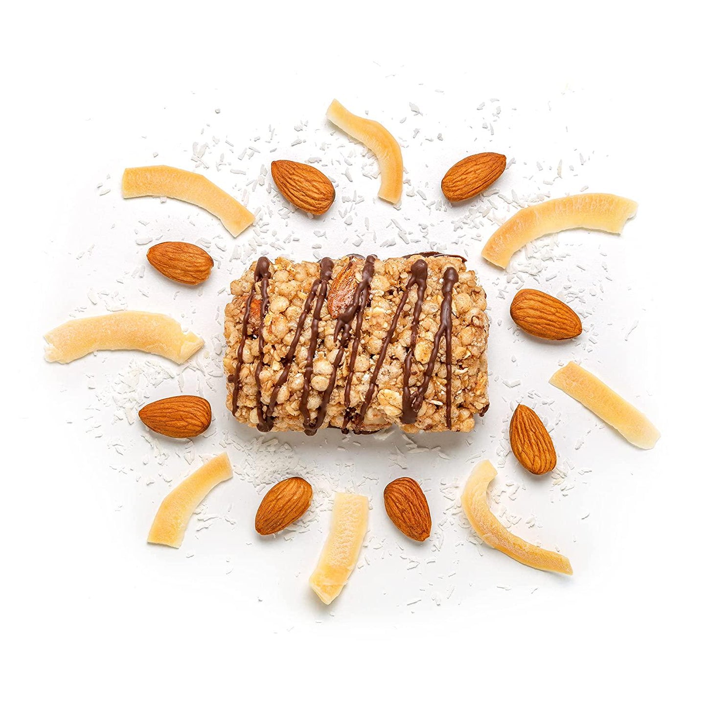 CRAVE BAR - Nutrition Energy Bar, Chocolate Almond Coconut, 6g Protein, 6g Fiber, Non-GMO, Gluten-Free (Pack of 12)