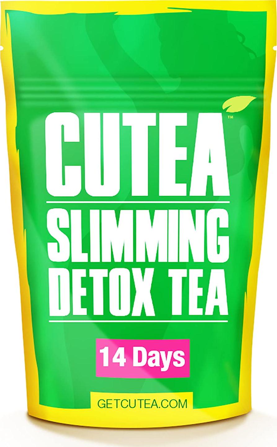 CUTEA Detox Weight Loss Tea - 14 Day Cleanse - Natural Herbal Tea Supplement - Burn Fat and Boost Energy - Control Appetite and Cleanse The Body with Rich Antioxidants -Reduce Belly Fat for Women and Men.