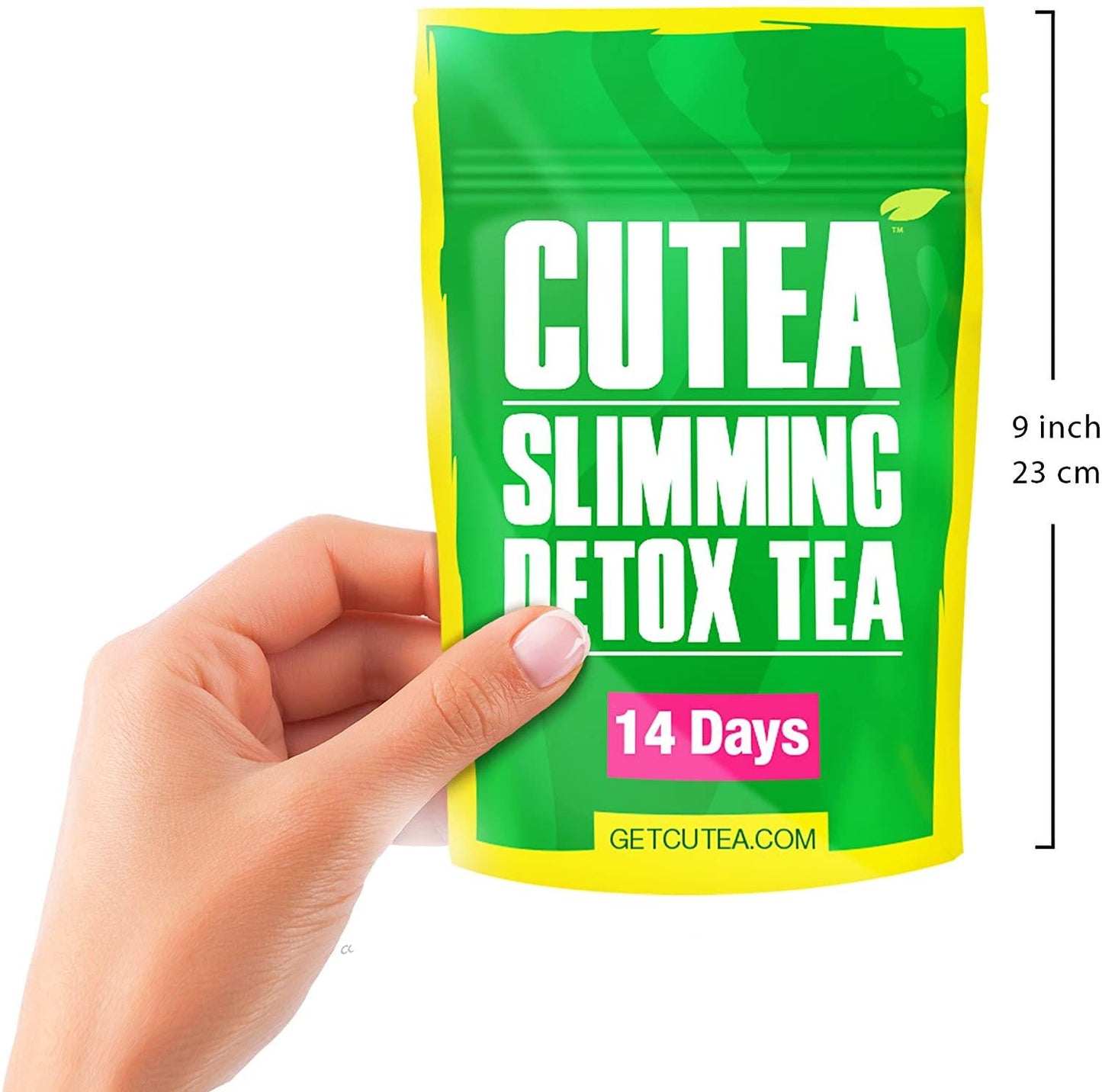 CUTEA Detox Weight Loss Tea - 14 Day Cleanse - Natural Herbal Tea Supplement - Burn Fat and Boost Energy - Control Appetite and Cleanse The Body with Rich Antioxidants -Reduce Belly Fat for Women and Men.
