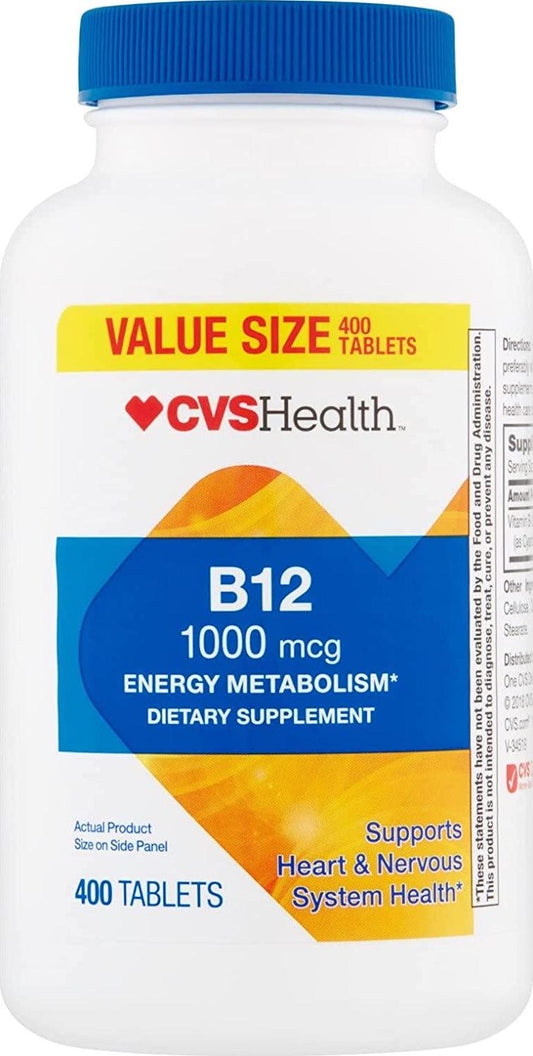 CVS Health Vitamin B12 Tablets 1000mcg 400 CT