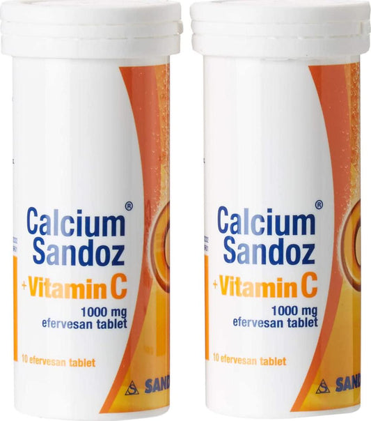 Ca-c 1000 Sandoz Effervescent Tablets 20 Tablets