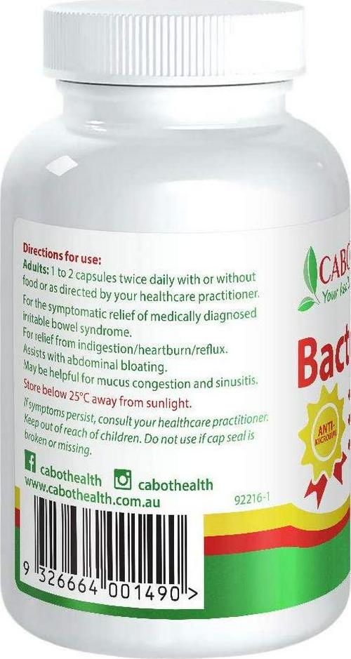 Cabot Health BactoClear Capsules, 90 count
