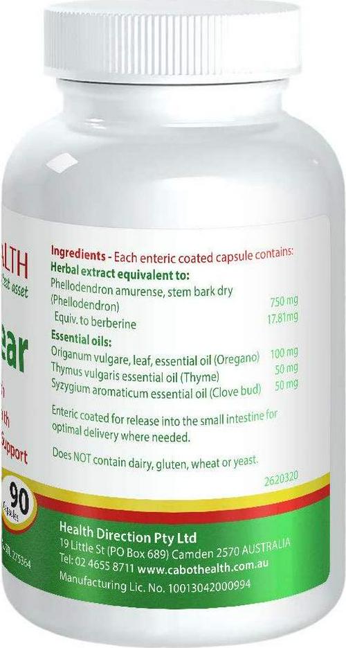 Cabot Health BactoClear Capsules, 90 count