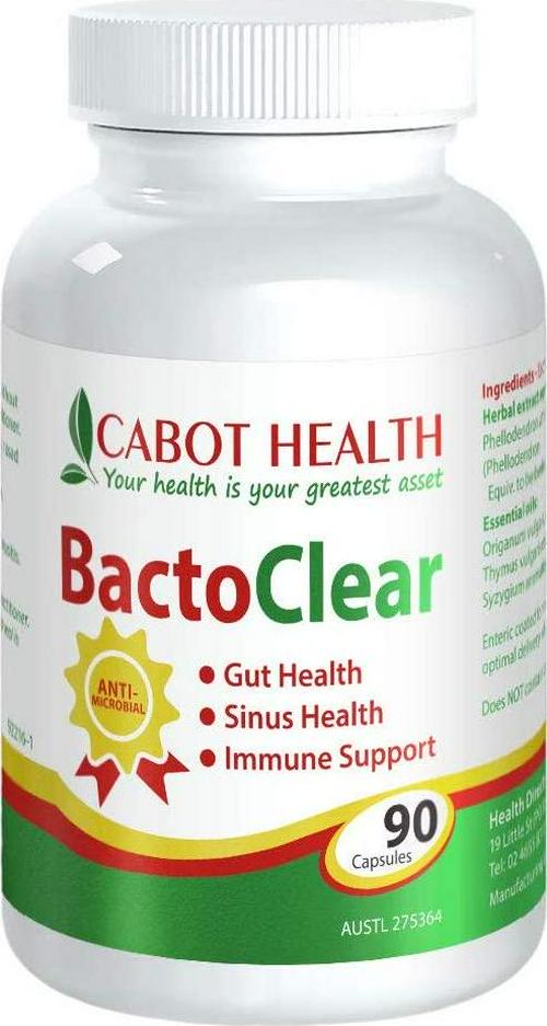 Cabot Health BactoClear Capsules, 90 count