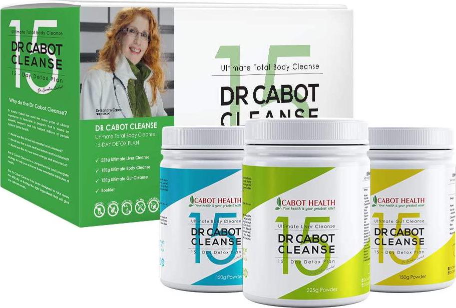 Cabot Health Dr Cabot Cleanse 15 Day Detox Plan Pack