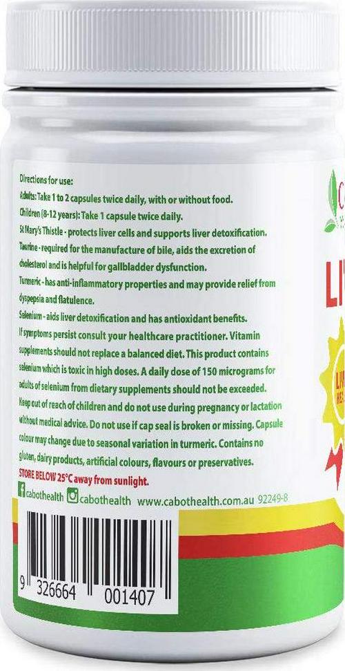 Cabot Health LivaTone Plus Ultra Potent 240 Vegetable Capsules