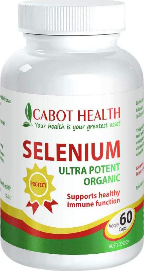 Cabot Health Selenium Ultra Potent Capsules, 60 Count