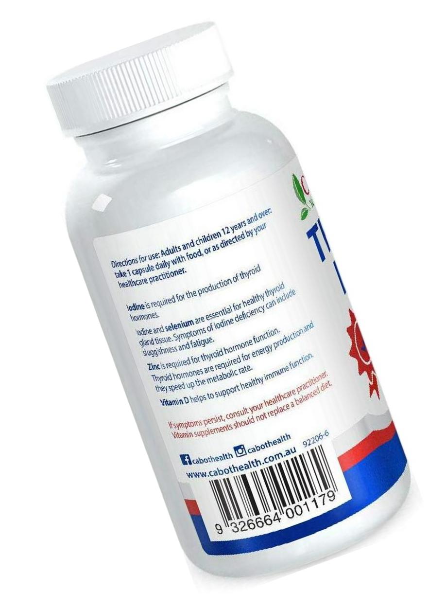 Cabot Health Thyroid Health Capsules, 120 Count