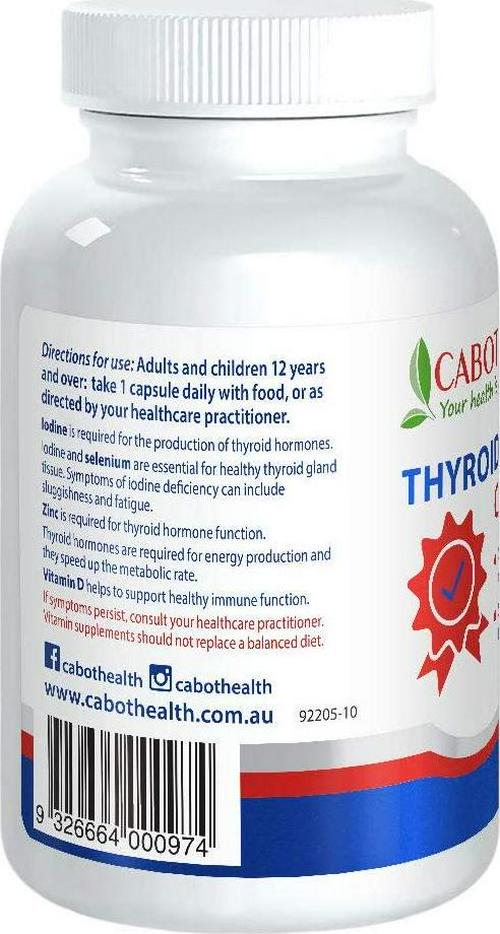Cabot Health Thyroid Health Capsules, 60 Count