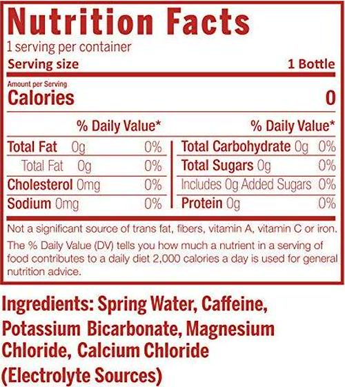Cafeina - Caffeinated Spring Water (12 Pack) - 100mg Caffeine, Electrolytes, 7+ pH Balanced, Natural Energy Boost - Ultra Hydrating - Keto Friendly - Kosher - Pre-Workout Boost and Post-Workout Recovery