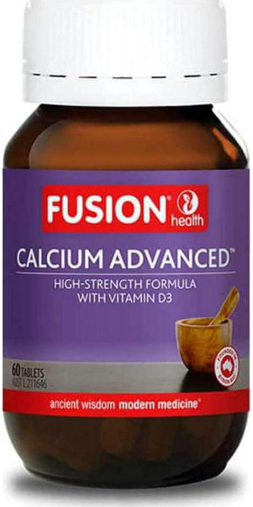 Calcium Advanced 60 Tablets by Fusion Health - Size: 60 Tablets