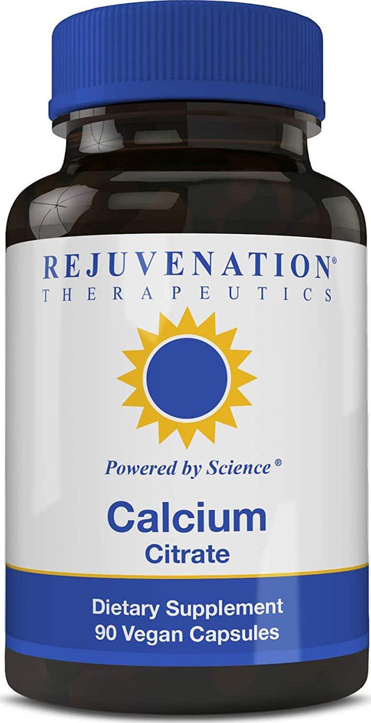 Calcium Citrate Dietary Supplement, Bone Health Capsules for Osteoporosis, 90 ct