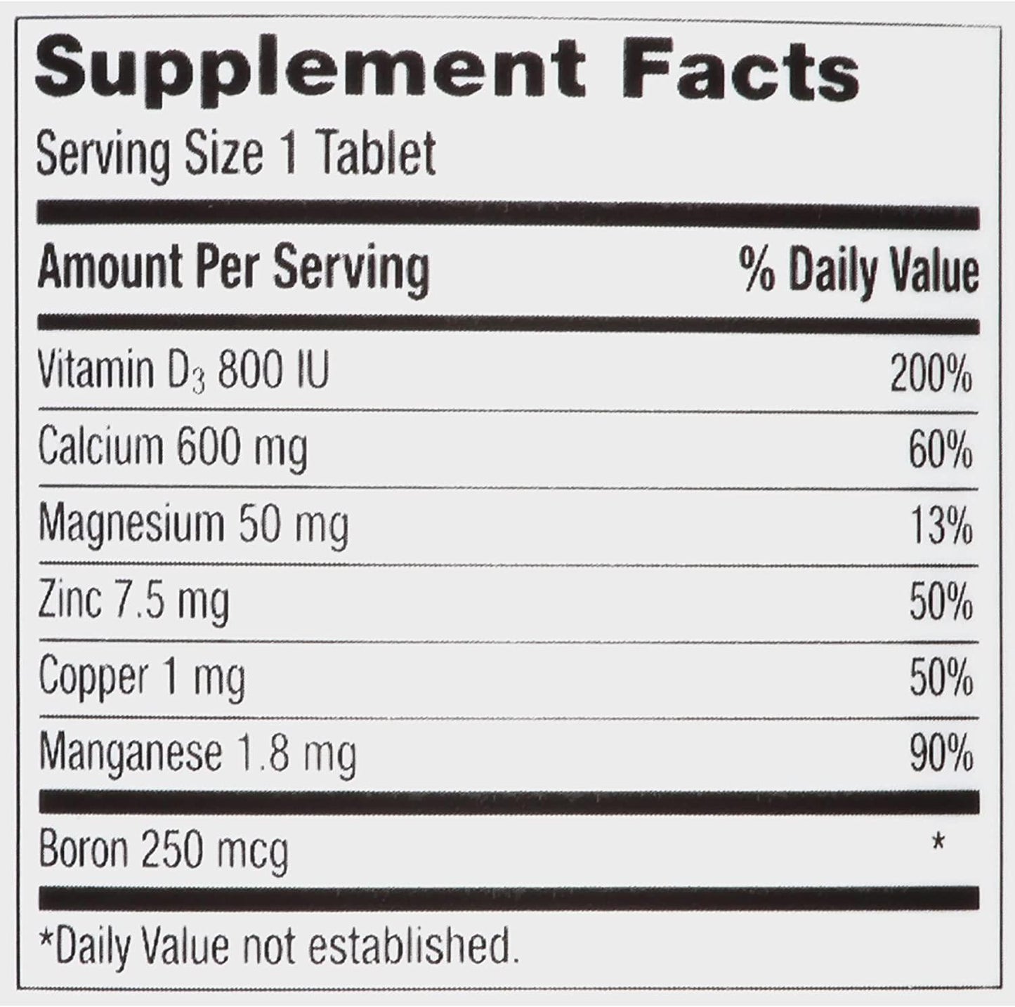 Caltrate 600+D3 Plus Minerals Calcium and Vitamin D3 Supplement (165-Count Tablets)