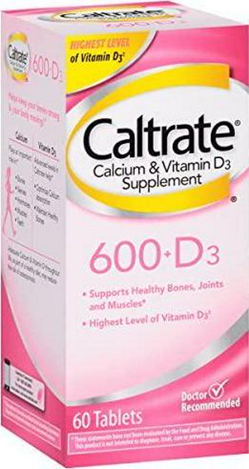 Caltrate 600+D, 60 Count by Caltrate