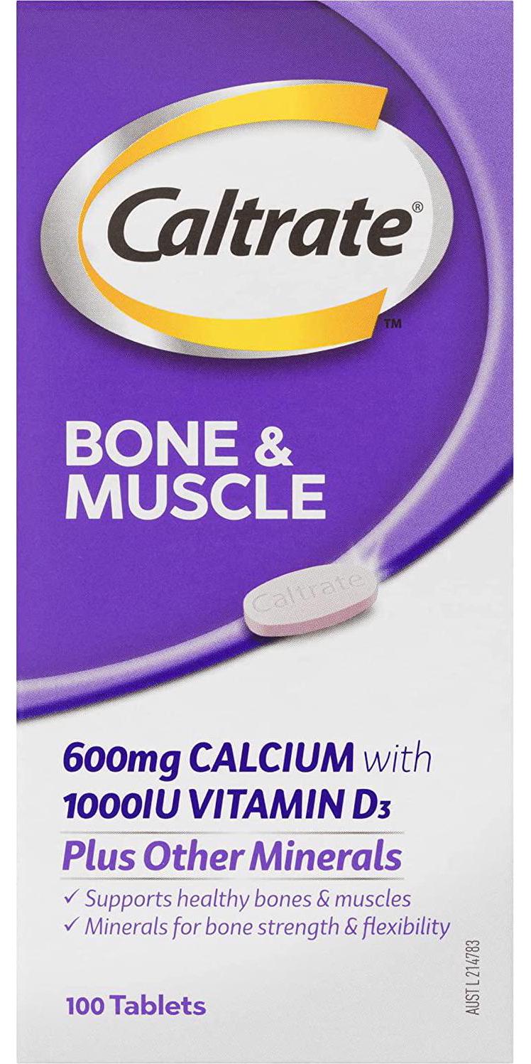 Caltrate Bone And Muscle Health Tablets, Multi 100 Count (Pack of 1)
