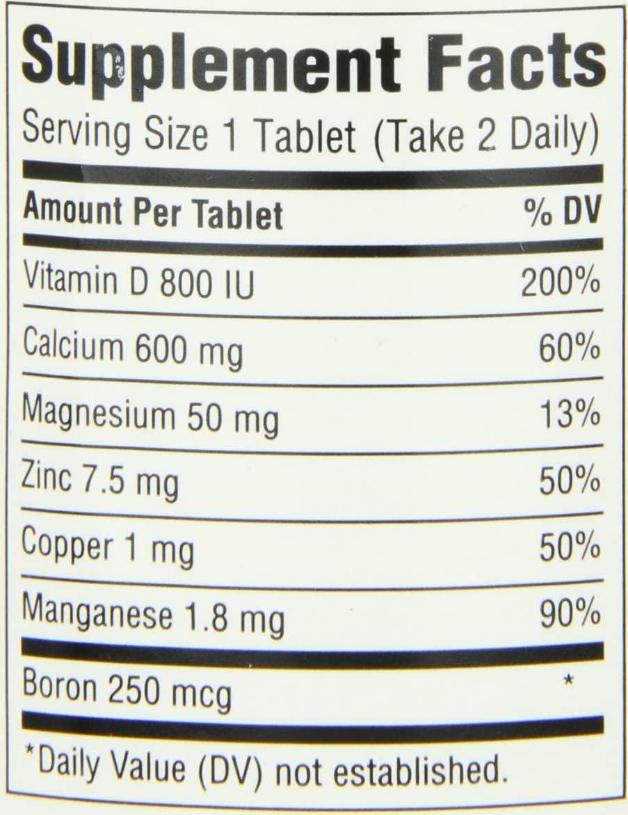 Caltrate Calcium and Vitamin D3 Supplement 600+D3 Plus Minerals Tablet, 600 mg (120 Count)