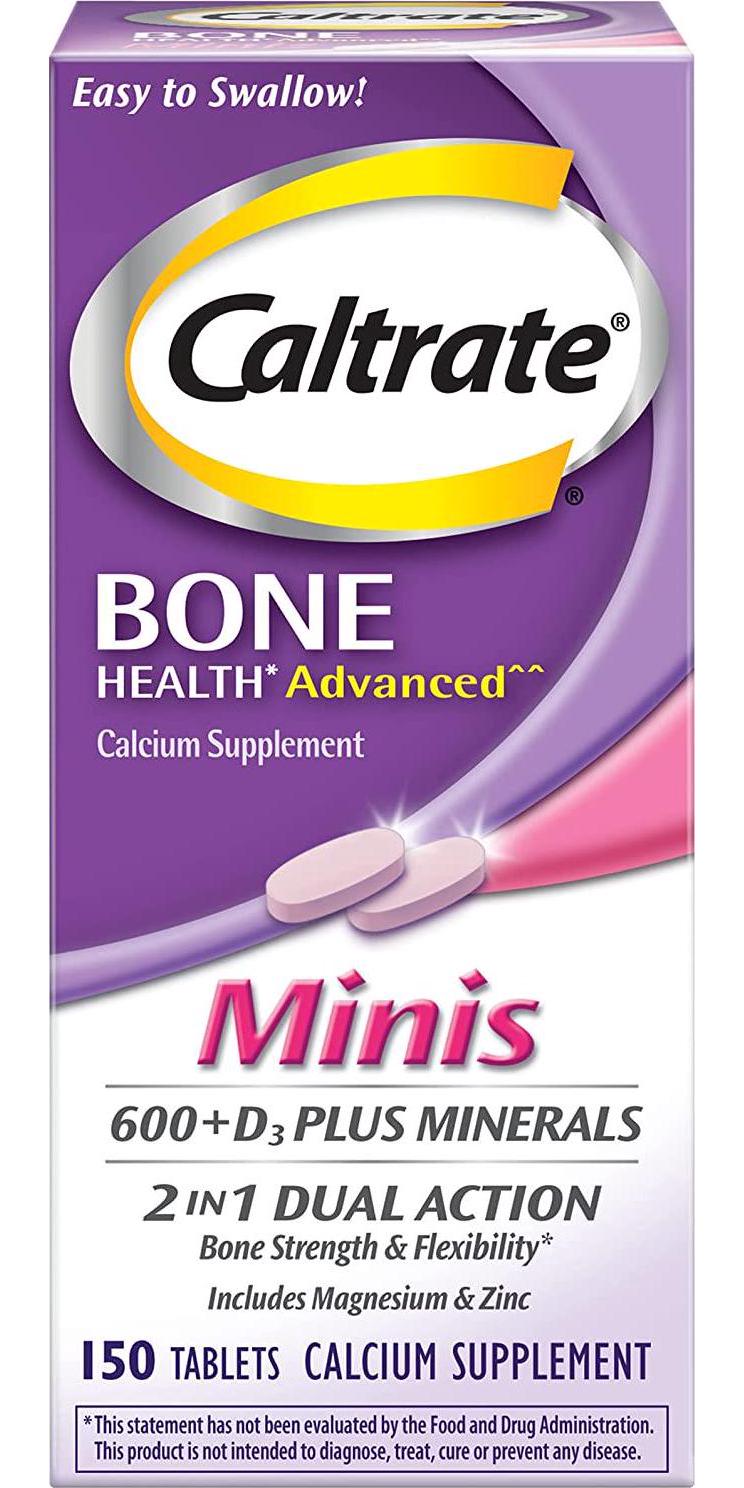 Caltrate Minis Calcium and Vitamin D3 Tablets 150 CT (PACK OF 2)