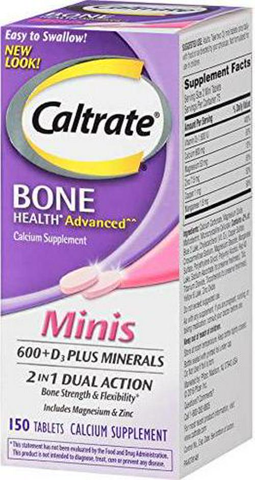 Caltrate Minis + Minerals Size 150ct Caltrate Minis + Minerals 150ct