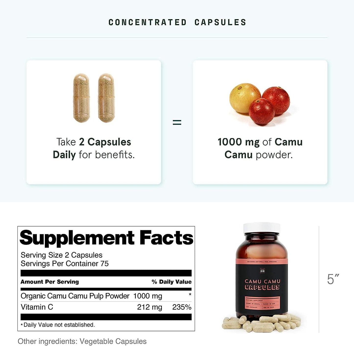 Camu Camu Capsules 150ct