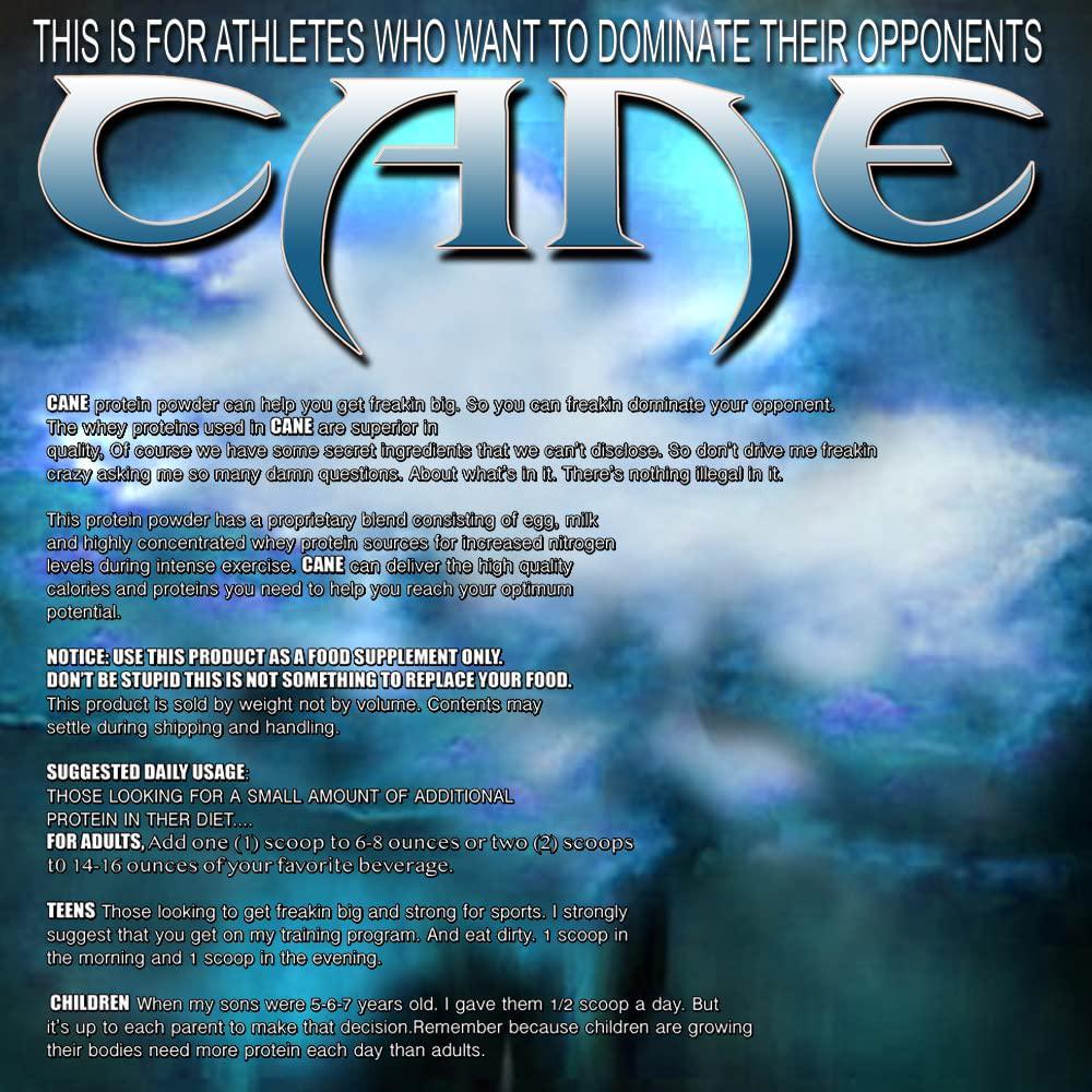 Cane Protein - Vanilla Whey Powdered Drink Mix Used by Professional Athletes - 3 LBS (41 Servings)