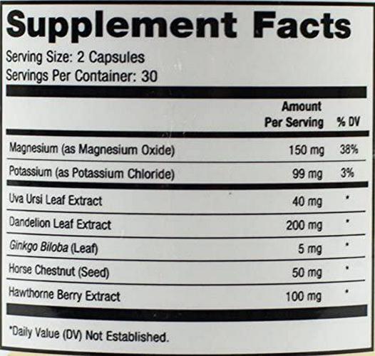 Capisette Water Retention Support - Reduces Swollen Feet, Ankles, and Legs - Reduce Swelling and Fluid Retention from Edema. Includes: Potassium, Dandelion Root, and More- Dietary Supplement (60 capsules)